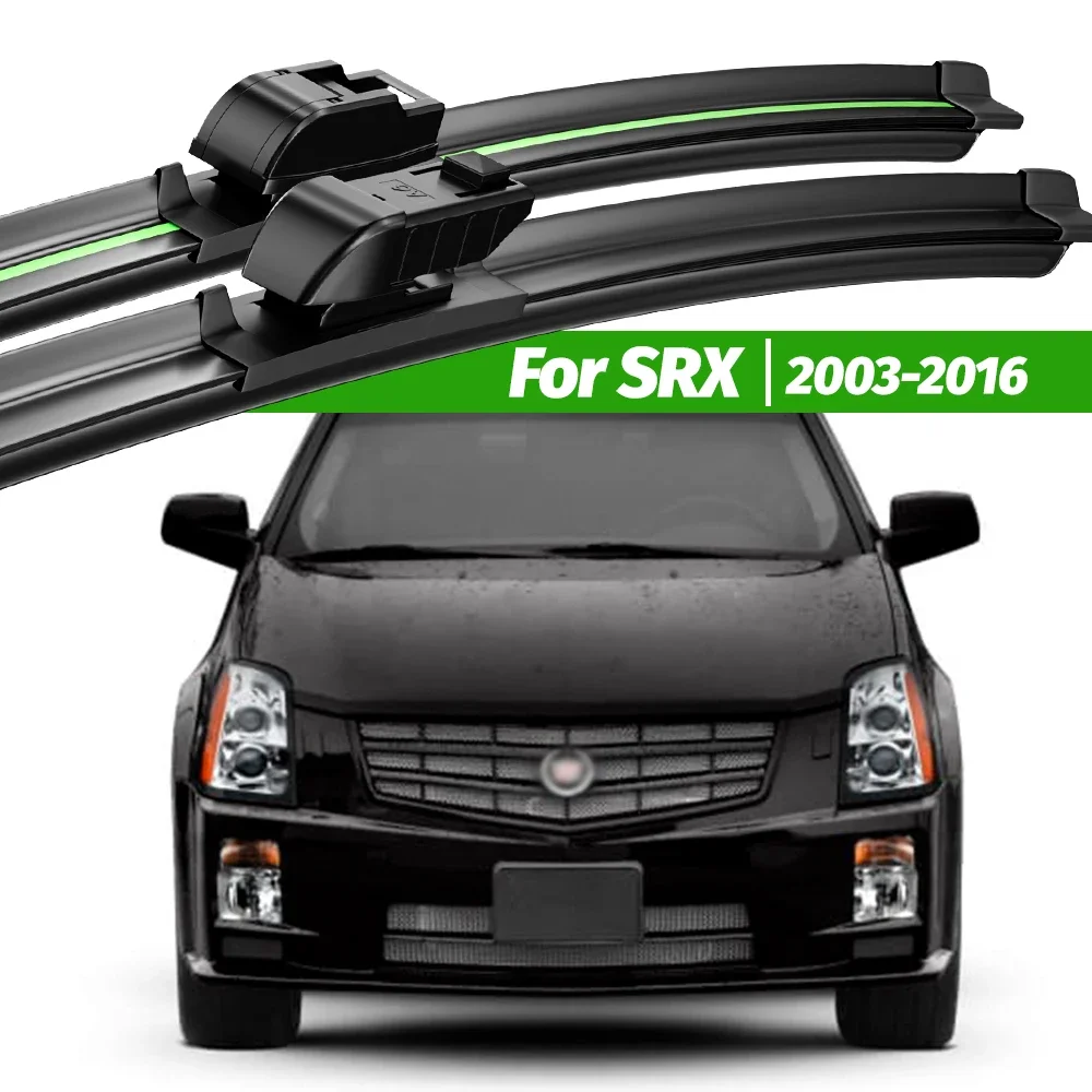 

For Cadillac SRX 2003-2016 2pcs Front Windshield Wiper Blades 2005 2006 2010 2011 2012 2014 2015 Windscreen Window Accessories