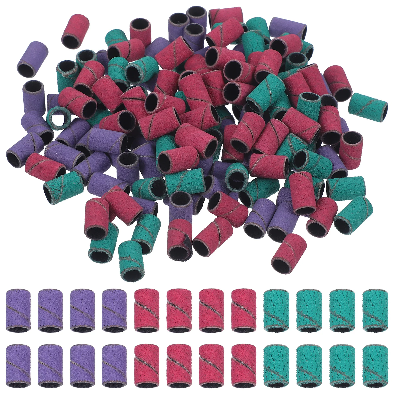 3 boîtes de bandes abrasives pour perceuse à ongles, grain fin, Durable, haute dureté pour le polissage, lissage, accessoires de manucure pour ongles