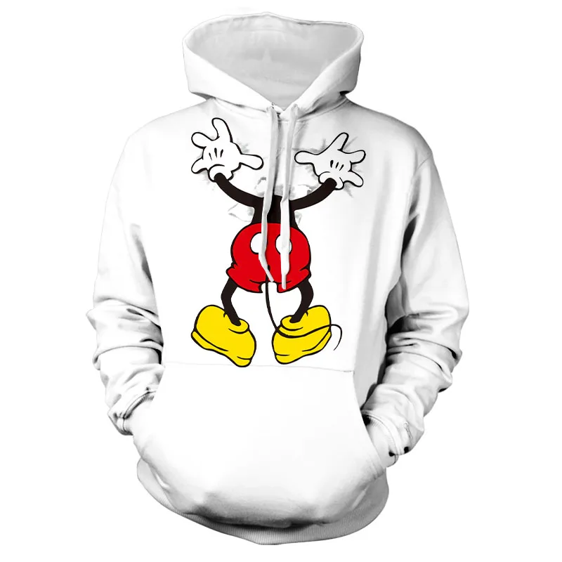 Mickey Minnie Cartoon 2024 Fashion Unisex Spring New Style 3D Printed Kids Hoodies Women's Tops Street Style Casual Hoodies y2k