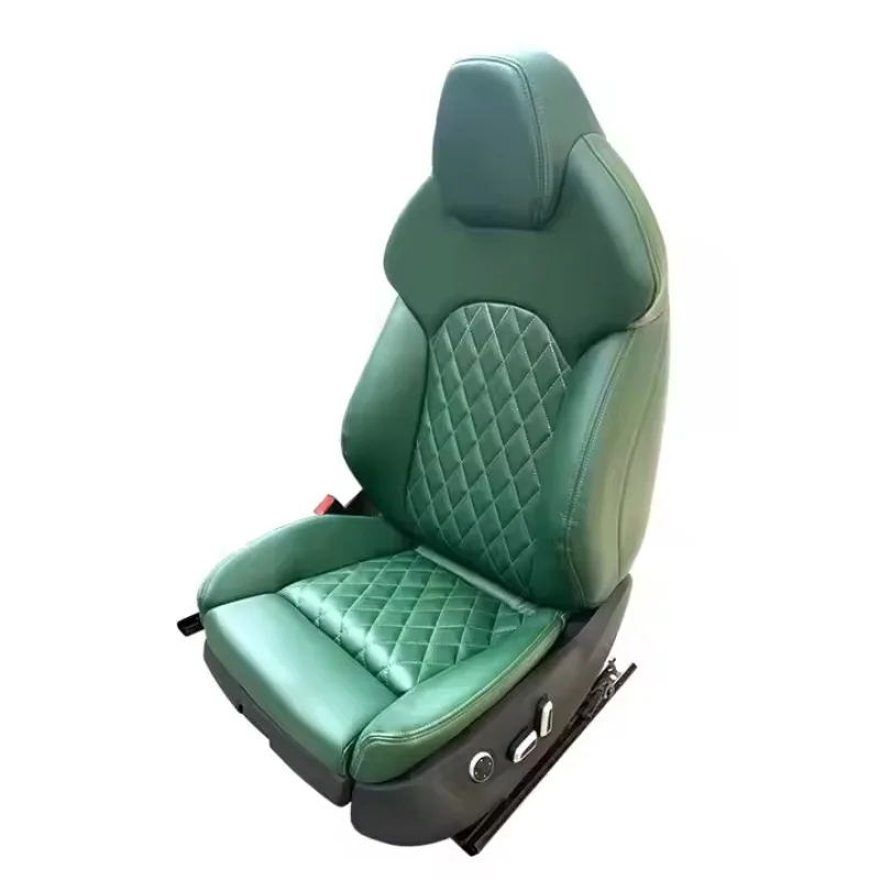 High End Custom Power Seats - Premium Leather Quilted Style Comfort Support Interior Enhancement Comfort Vehicle Upgrade