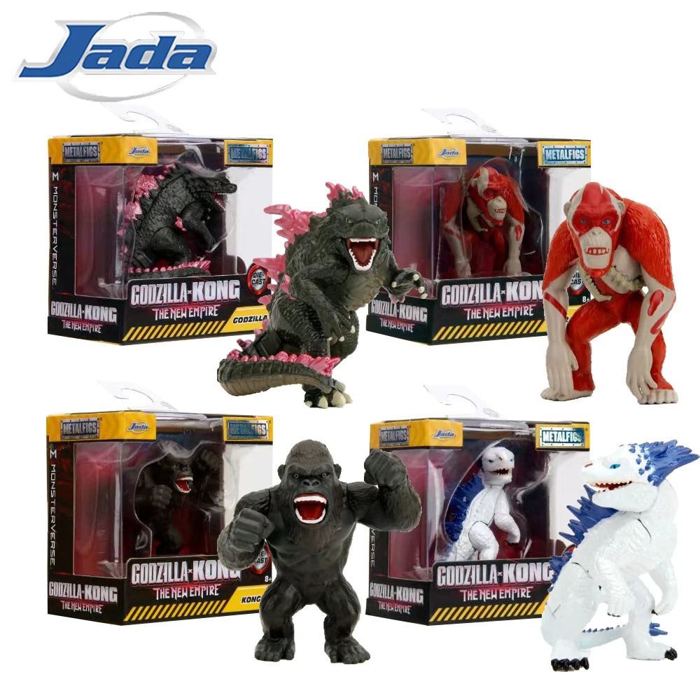 

Genuine JADA Godzilla vs. Kong 2 Alloy Figurine Unique Design Display Friendly Desk Decoration Fun Christmas Gift for Boys Girls
