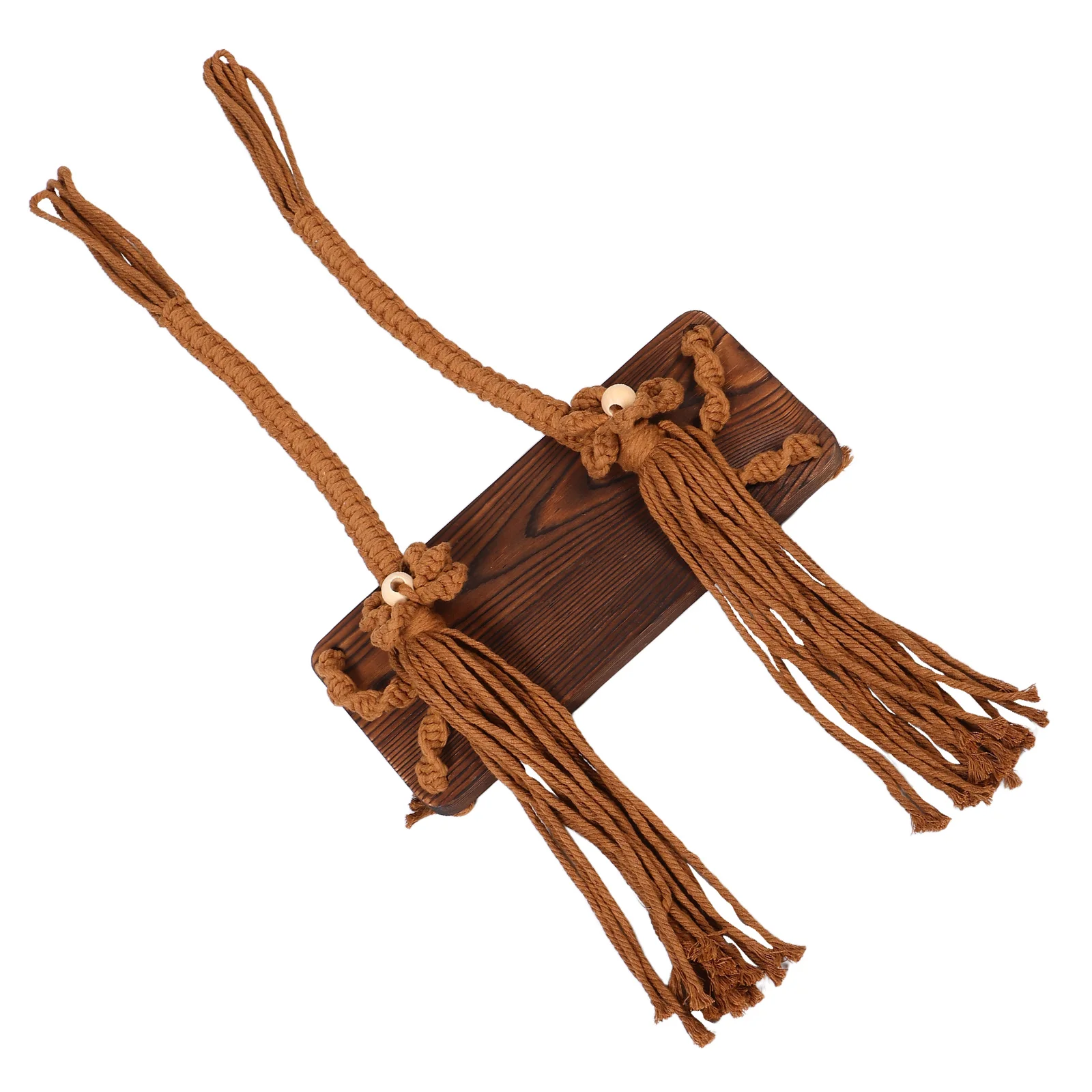 

Children's Photography Hammock Infant Wooden Swing Newborn Photo Prop Baby Accessories Cotton Rope Indoor Outdoor for Toddler