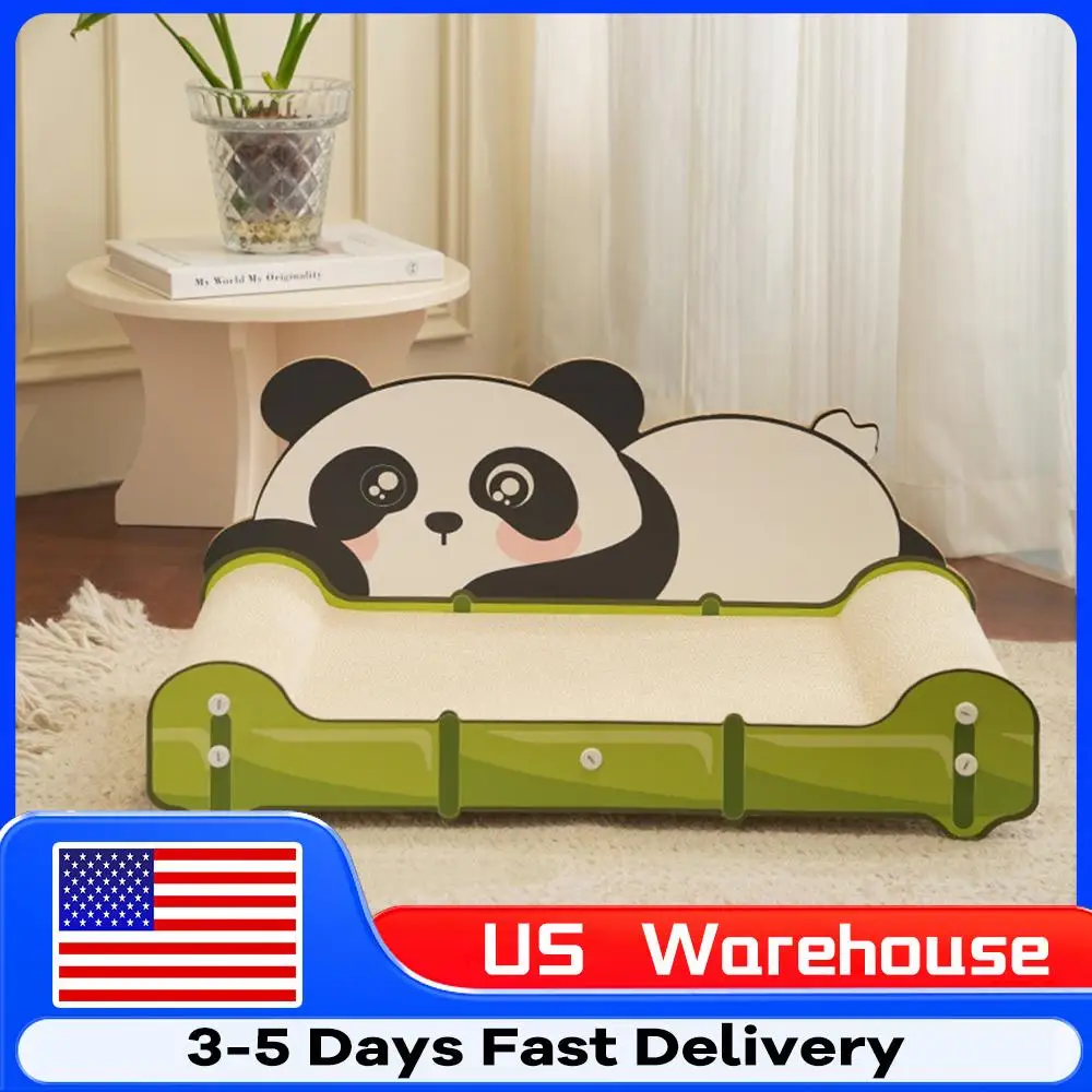 

Bear Large Cat Scratcher Bed Long Lasting Scartching Pads for Indoor Cats