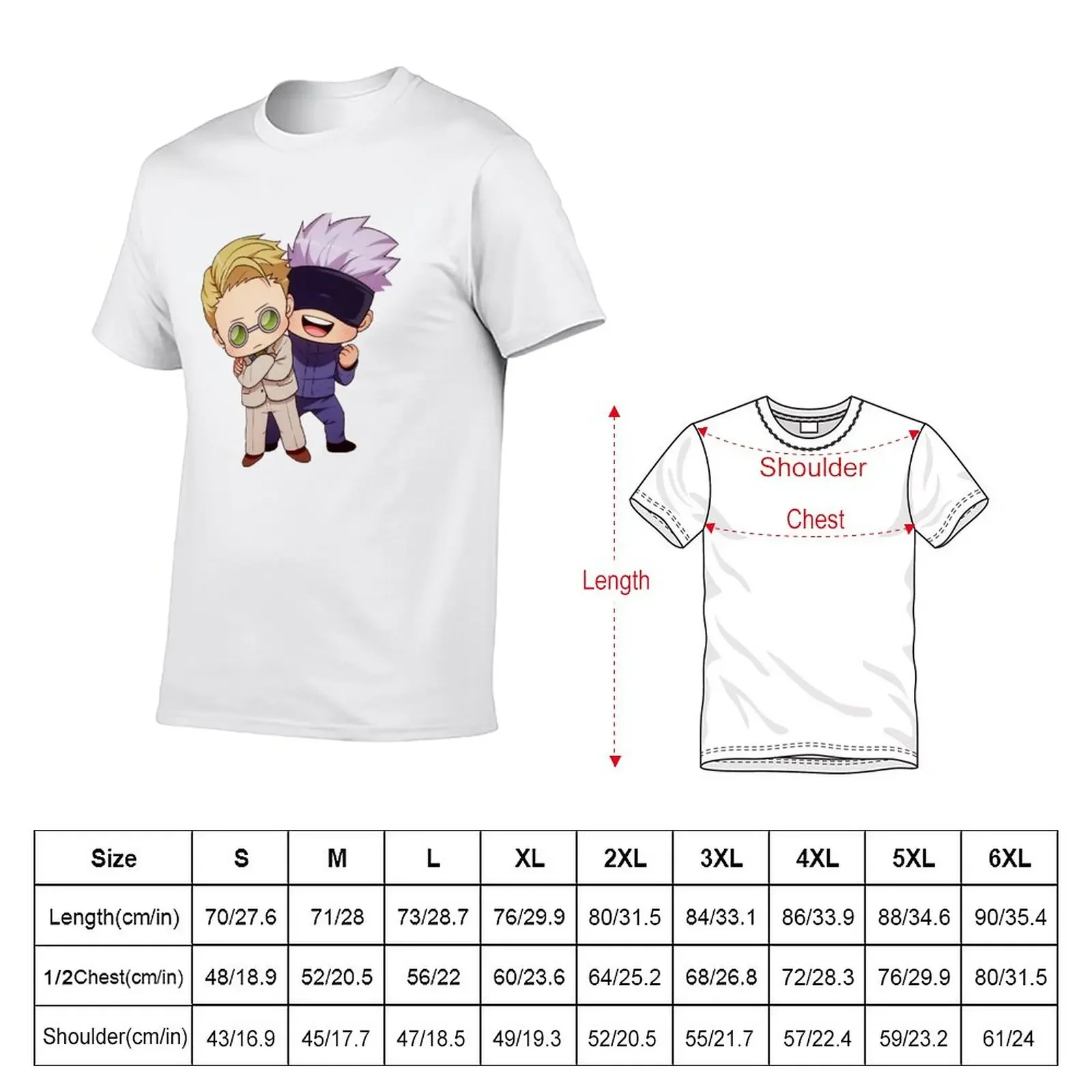 New Cartoon Japan Funny Character Comics T-Shirt Oversized t-shirt black t shirt black t shirts for men