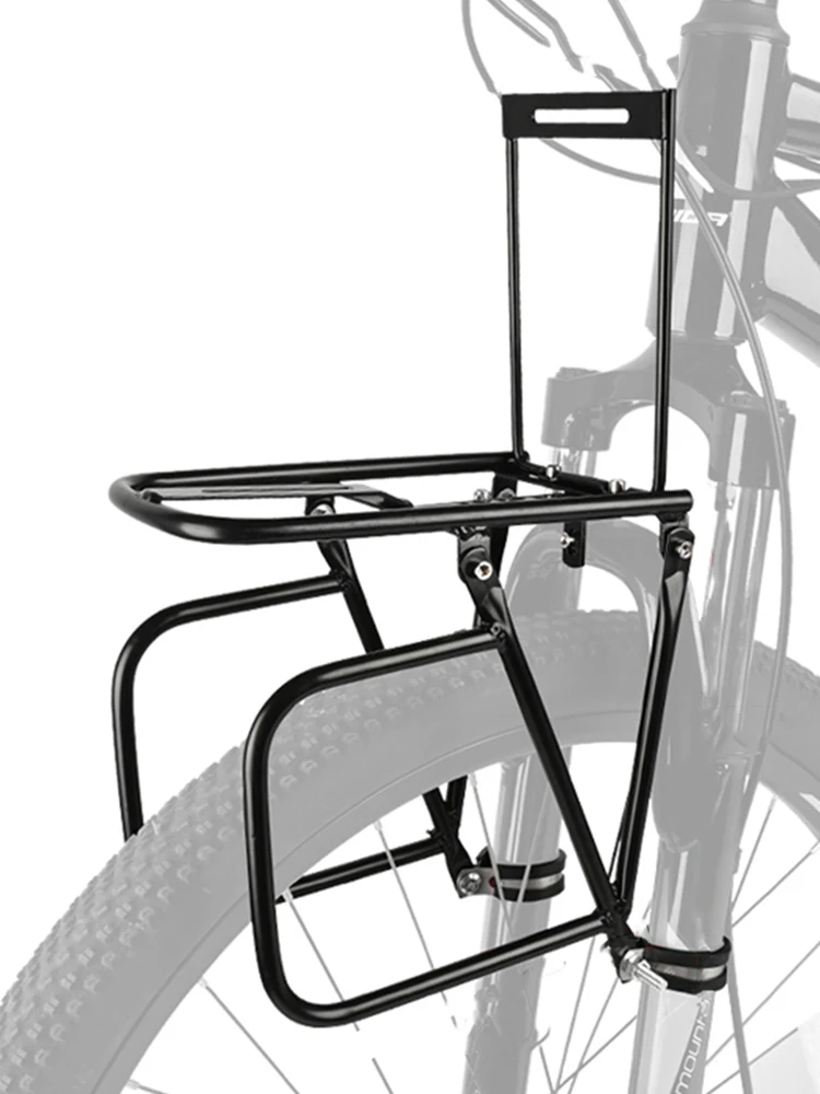 AliExpress LAIMANEI MTB Road Bike Front Pannier Rack Load Bearing 15kg Bicycle Cargo Racks Bike Carrier Bag Luggage Shelf Bracket Cycling Accessory
