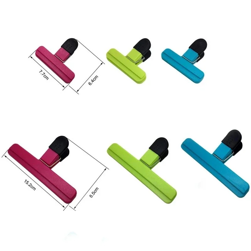 1 pz sacchetto di plastica per alimenti Clip cibo fresco mantenendo a prova di umidità vicino Clip Snack patatine fritte utensili da cucina di