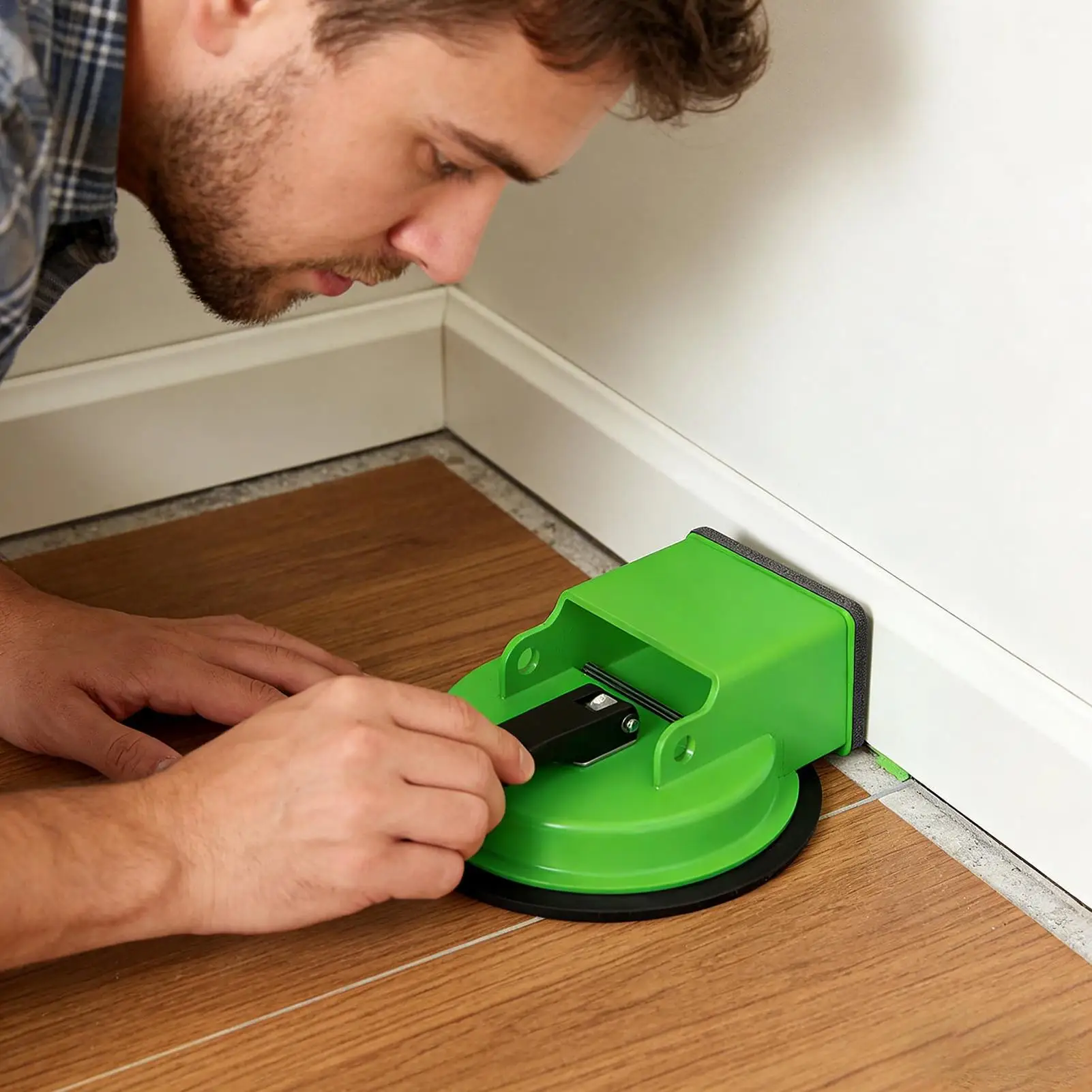 

Floor Suction Cup Tool Plank Fixing Hammer Hardwood Floor Fixer For Installation Renovation Home Industry Commercial Garage