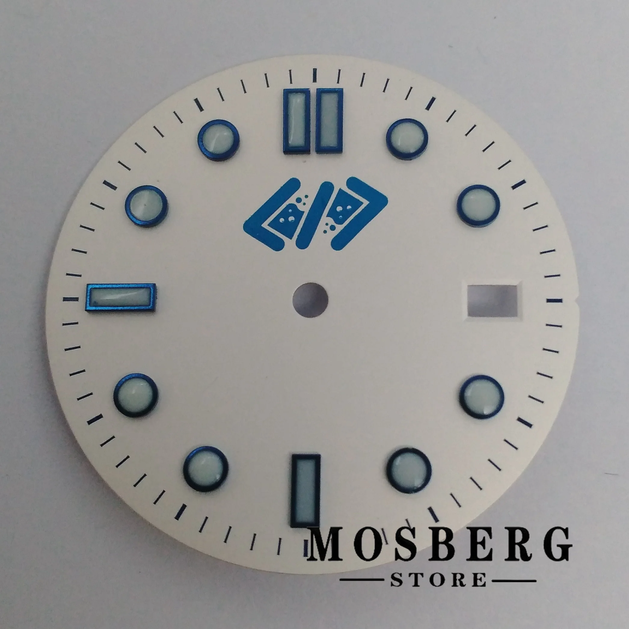 Personalization DIY Custom Logo Watch Dial Black White For NH35 NH36 Movement Accessory Part