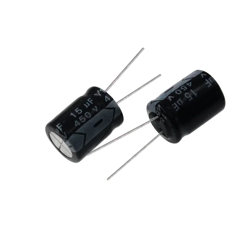 20PCS 15uF 450V 15MFD 450Volt 10*17mm Aluminum Electrolytic Capacitor