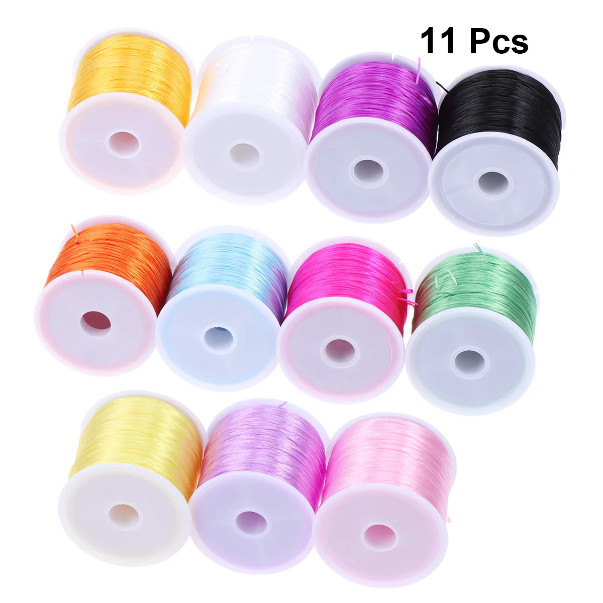 

11 Pcs Bracelet Beaded Kit Jewelry Elastic Thread Rope Prayer Beads
