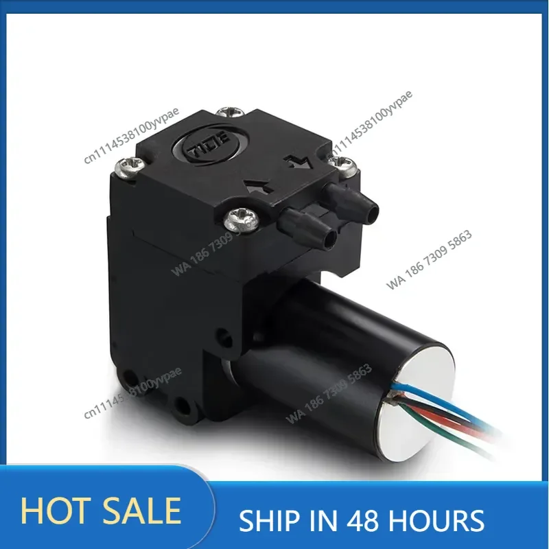 Low Noise Brushless DC Portable Micro Diaphragm Air Pump Manufacturer Customized Vacuum Pump Laboratory Oil-Free Electric