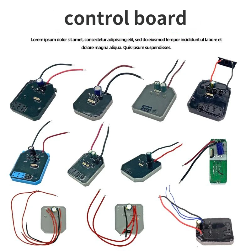 Universal driver control board for brushless motor cutting tool controller Lithium battery element power tool parts