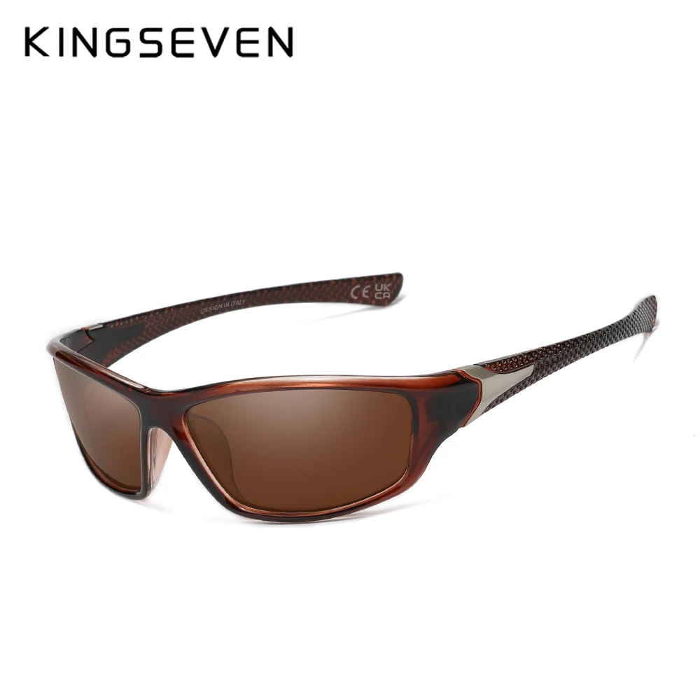 KINGSEVEN-نظارات شمسية للرجال مضادة للانعكاس ، نظارات UV400 مستقطبة ، نظارات رياضية خارجية TR90 ، جودة عالية ، #3