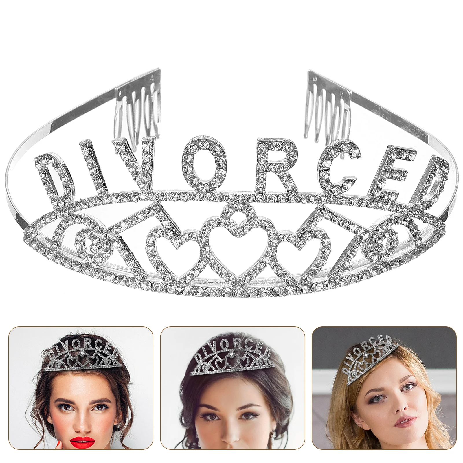 

Crown Headband For Women Baroque Party Headdress Crown Metal Hair Accessory Gifts Decorations Women Hair