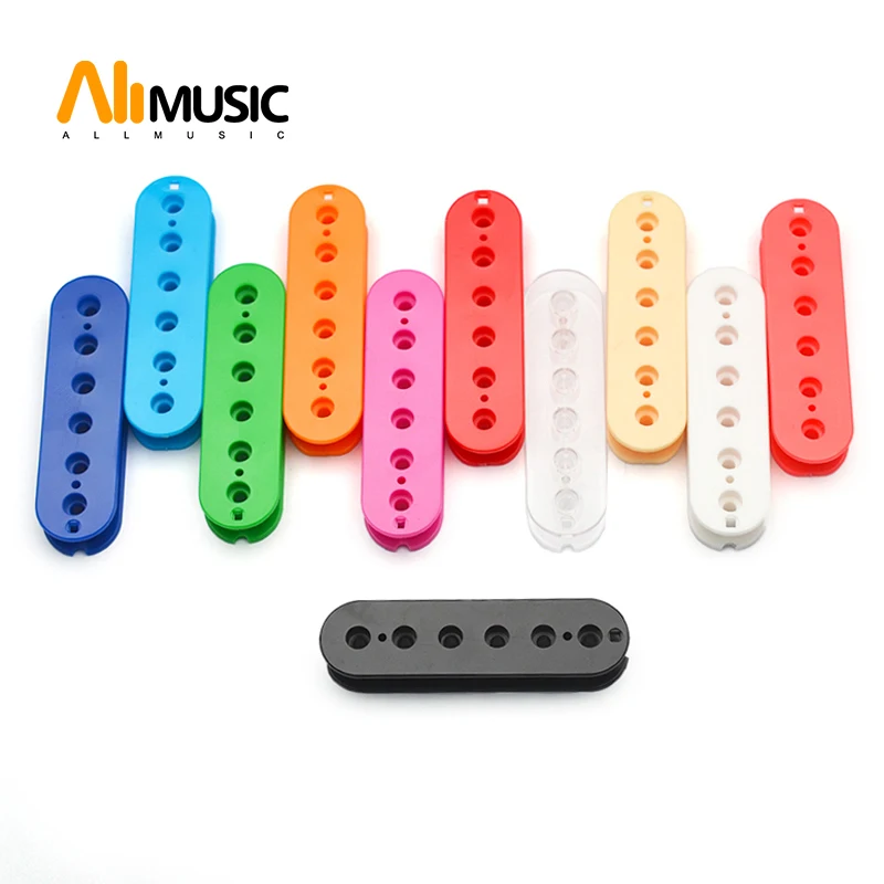 10Pcs 50/52mm Multi Color Screw Bobbin For Electric Guitar Humbucker / Double Coil Pickup Coil lnternal Model Cover