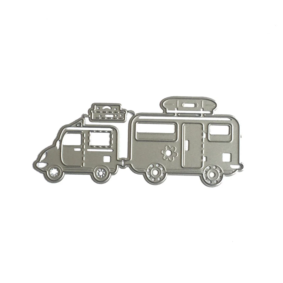 Bus truck car Motor Album Scrapbooking Cutting Dies Yiwu stock clearance DIY Paper gift Card Making metal craft