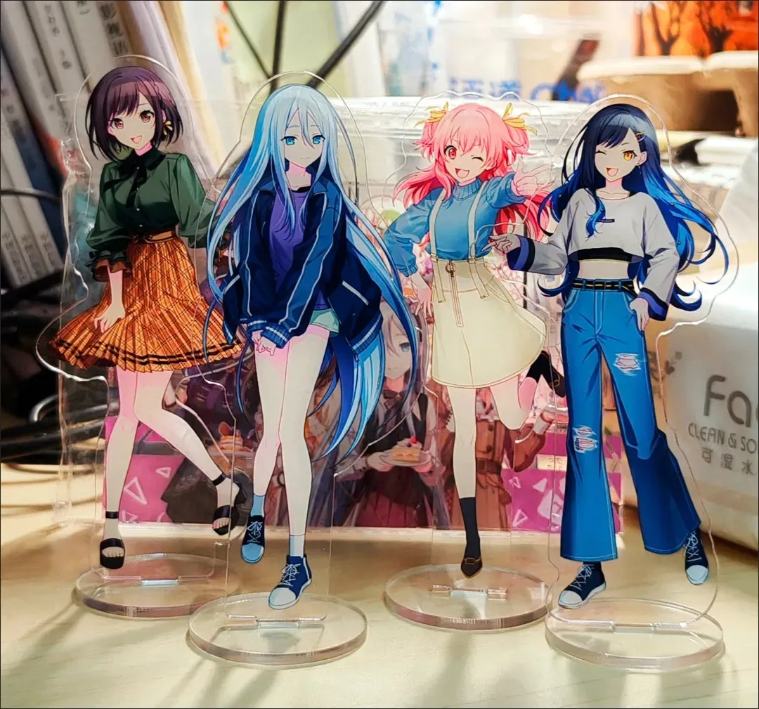 Yoisaki Kanade Toy Figures Acrylic Stand Anime Action Figure Ornament Model Accessories Friend Gift Toy Figures AKIYAMA MIZUKI