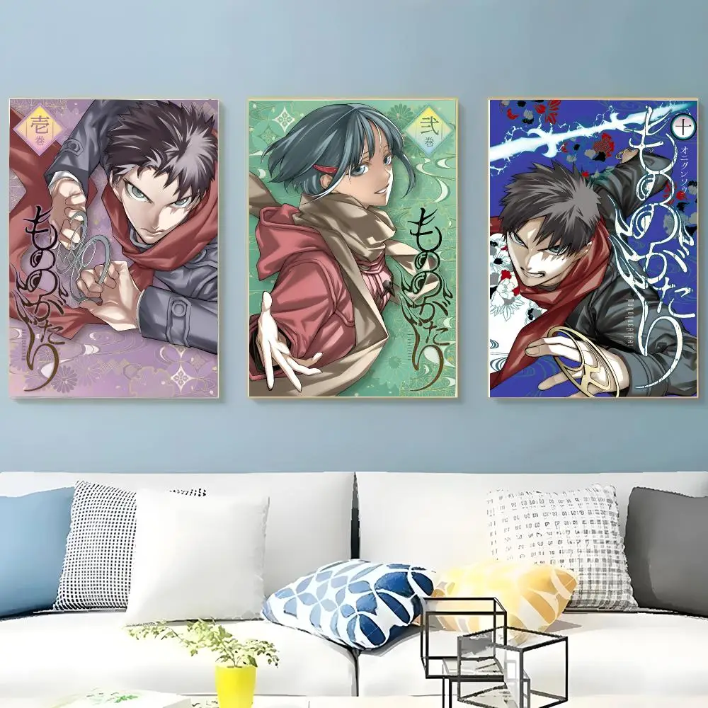 Yokai Action M-Malevolent Spirits Mononogatari Poster Creative Indoor Decorative Artwork & Modern Home Decor