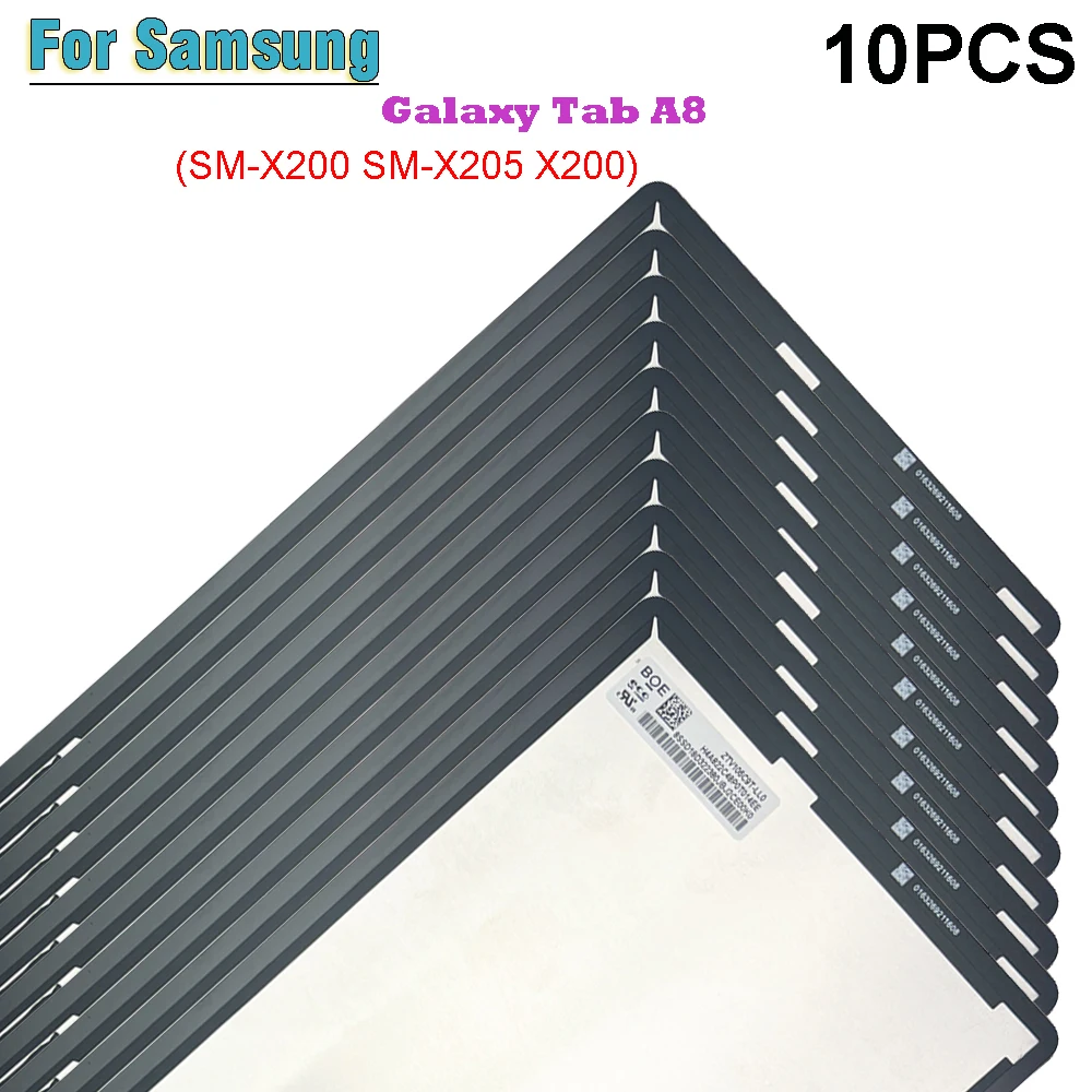 

10PCS New For Samsung Galaxy Tab A8 SM-X200 SM-X205 X200 X205 10.5" LCD Display Touch Screen Digitizer Glass Assembly Repair