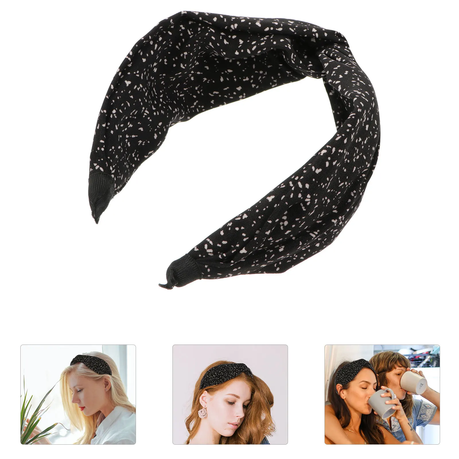 

Twisted Hair Hoop Knot Headb for Women Yoga Makeup Washing Face Hair Accessories Fashion Fitness Wedding Daily Wear