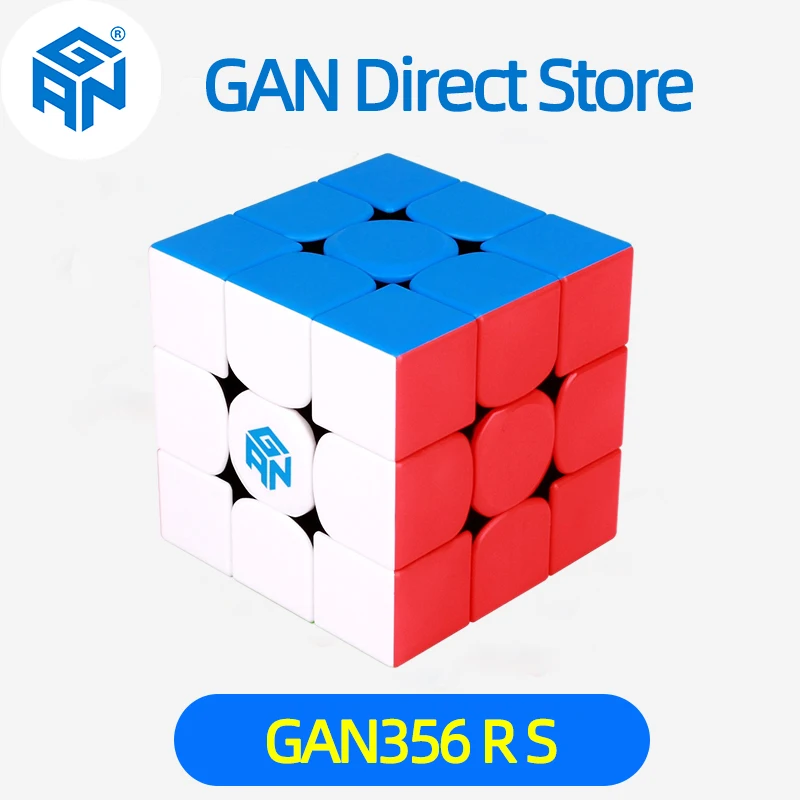 GAN 356 RS Speed Cube Stickerless 3x3 Speedcube 3x3x3 Professional Magic Cube Puzzle Toys for Children GAN Cubes