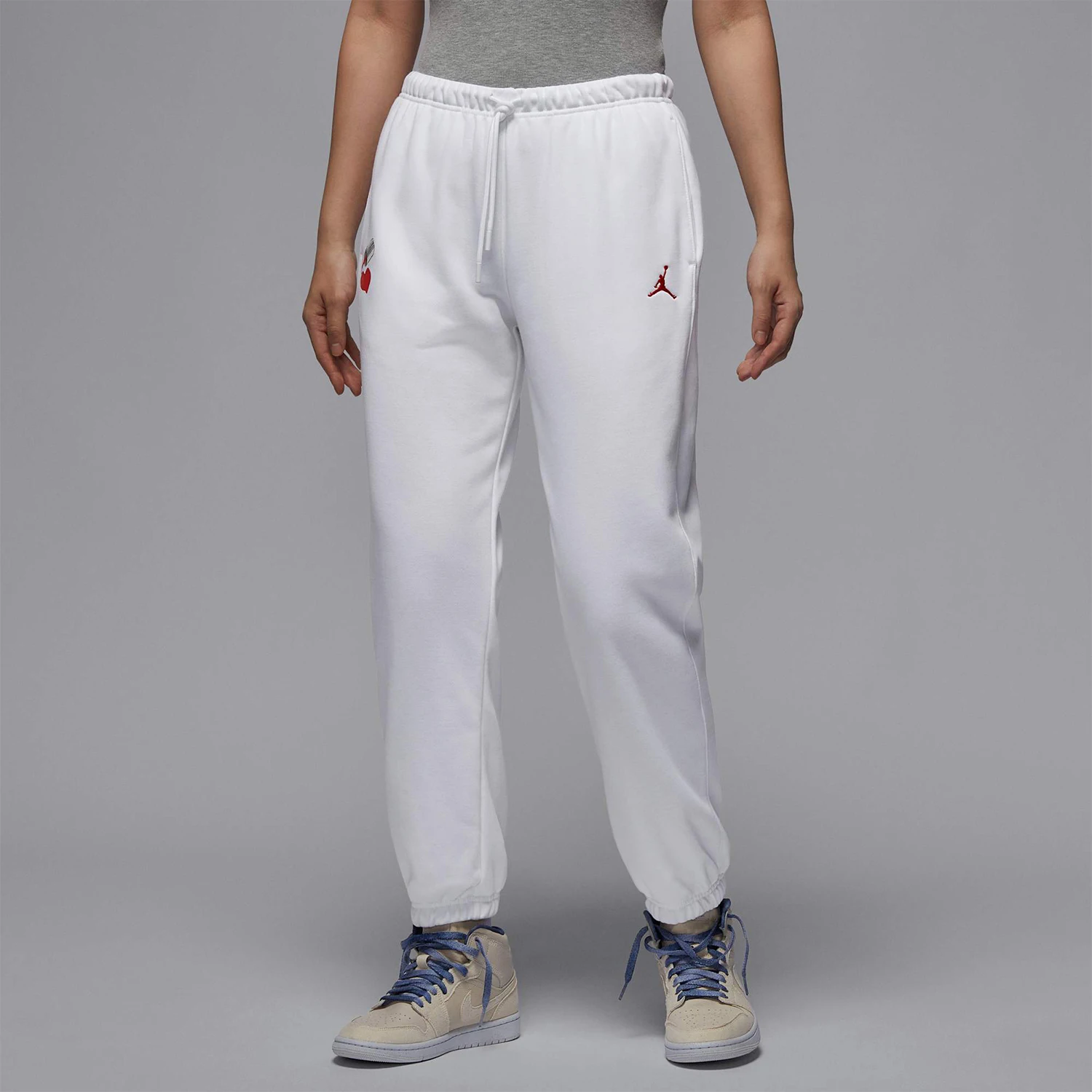 Nike genuine JORDAN women's knitted casual French looped pants IB5604-100