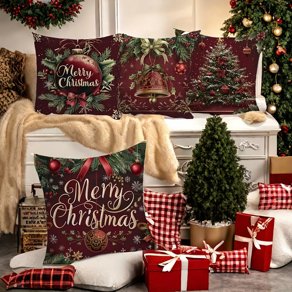 Festive Christmas Pillowcases: - Your Home Textiles ulasan dan harga
