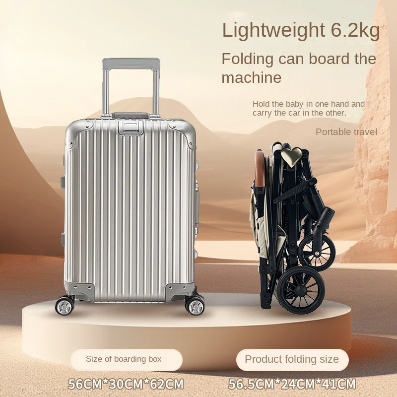 Nouveau Poussette bébé légère Portable pliable voyage bébé poussette haute vue bébé poussette avec dossier réglable