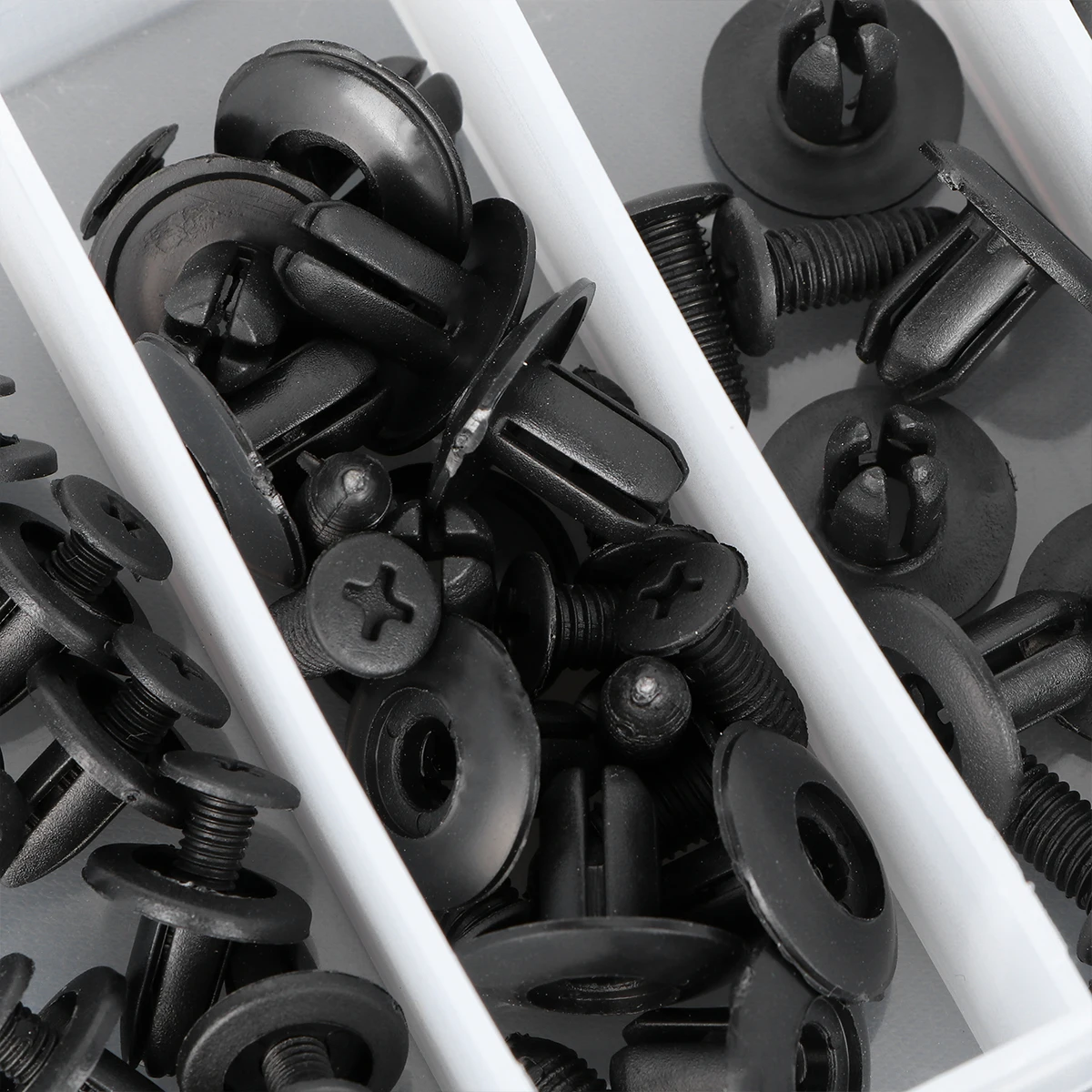 

50PCS Moulding Retainer Clip Car Mudguard Rivet Bumper Push Pin Fastener Durable Easy Install Remove Suitable Car Bumpers