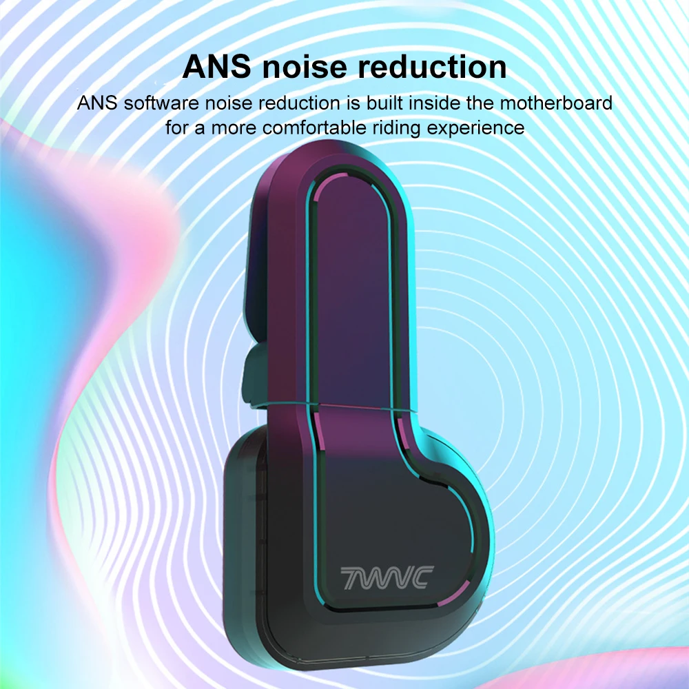 Auriculares Bluetooth para casco de motocicleta, cascos impermeables con Control de voz, 400mAh, 5.0BT, manos libres, llamadas, reproductor de música, altavoz para hombre y mujer