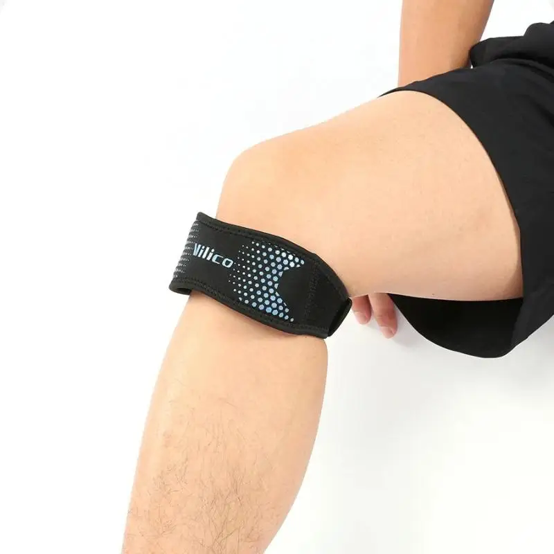 حافظ على نشط مع دعامة الركبة القابلة للتعديل لدعم الرضفة - حزام تثبيت الأوتار لكرة القدم وكرة السلة والجري وصالة الألعاب الرياضية #2