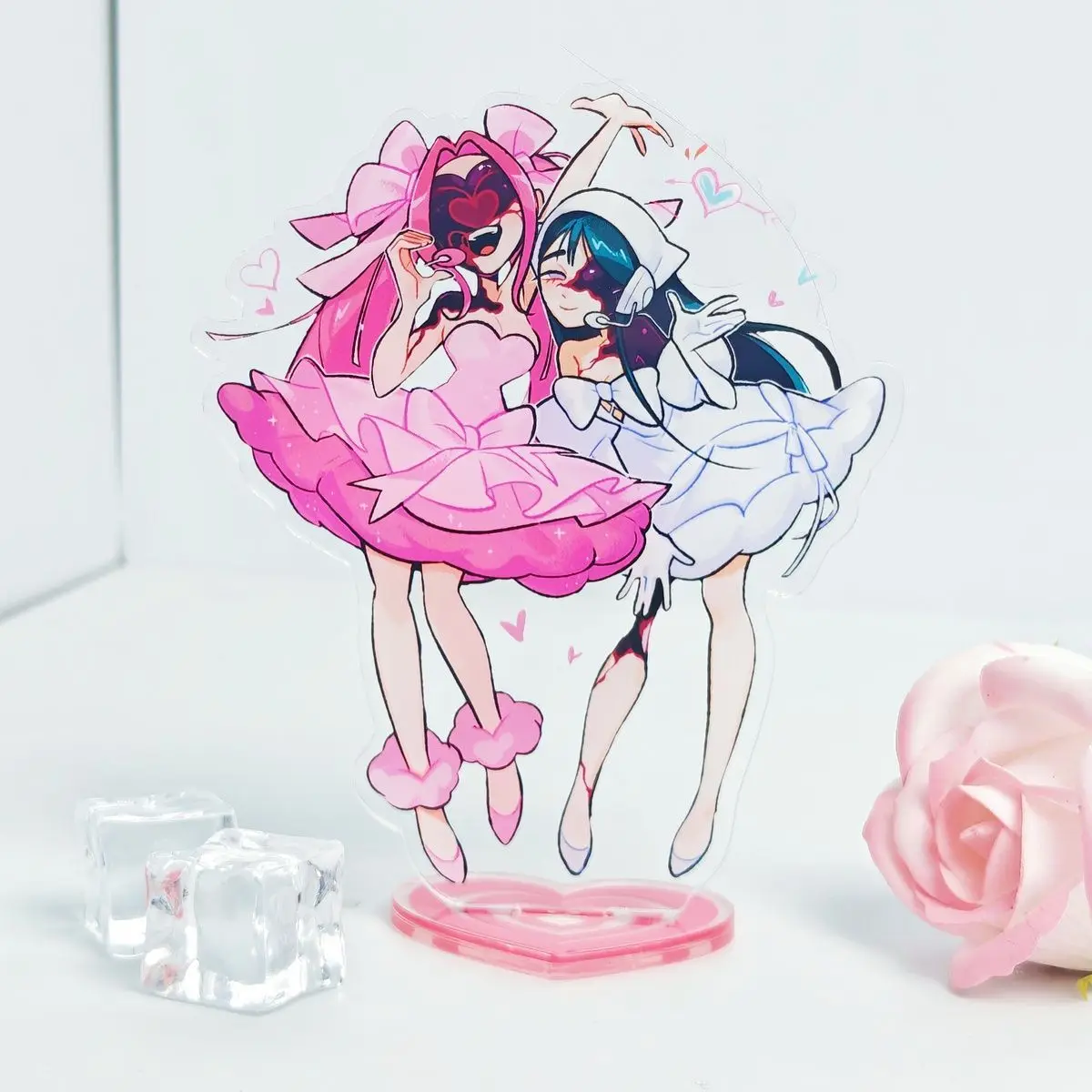Alien Stage Blood Ghost Stage Mizi & Sua Double Character Acrylic Standee Charactere Creativity Periphery Desk Ornament Fan Gift
