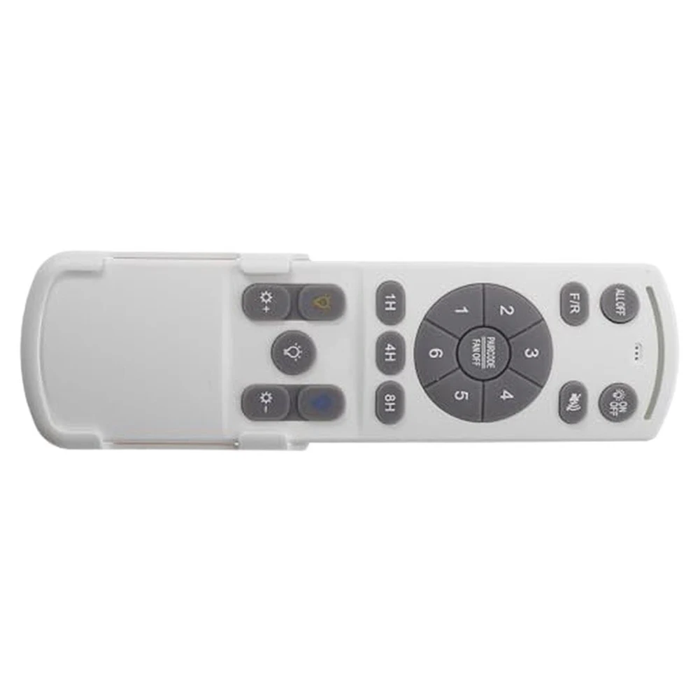 White PC Ceiling Fan Remote Control With 6 Speeds Timer For Light And Fan Wireless Handheld Controller Home Bedroom Accessories