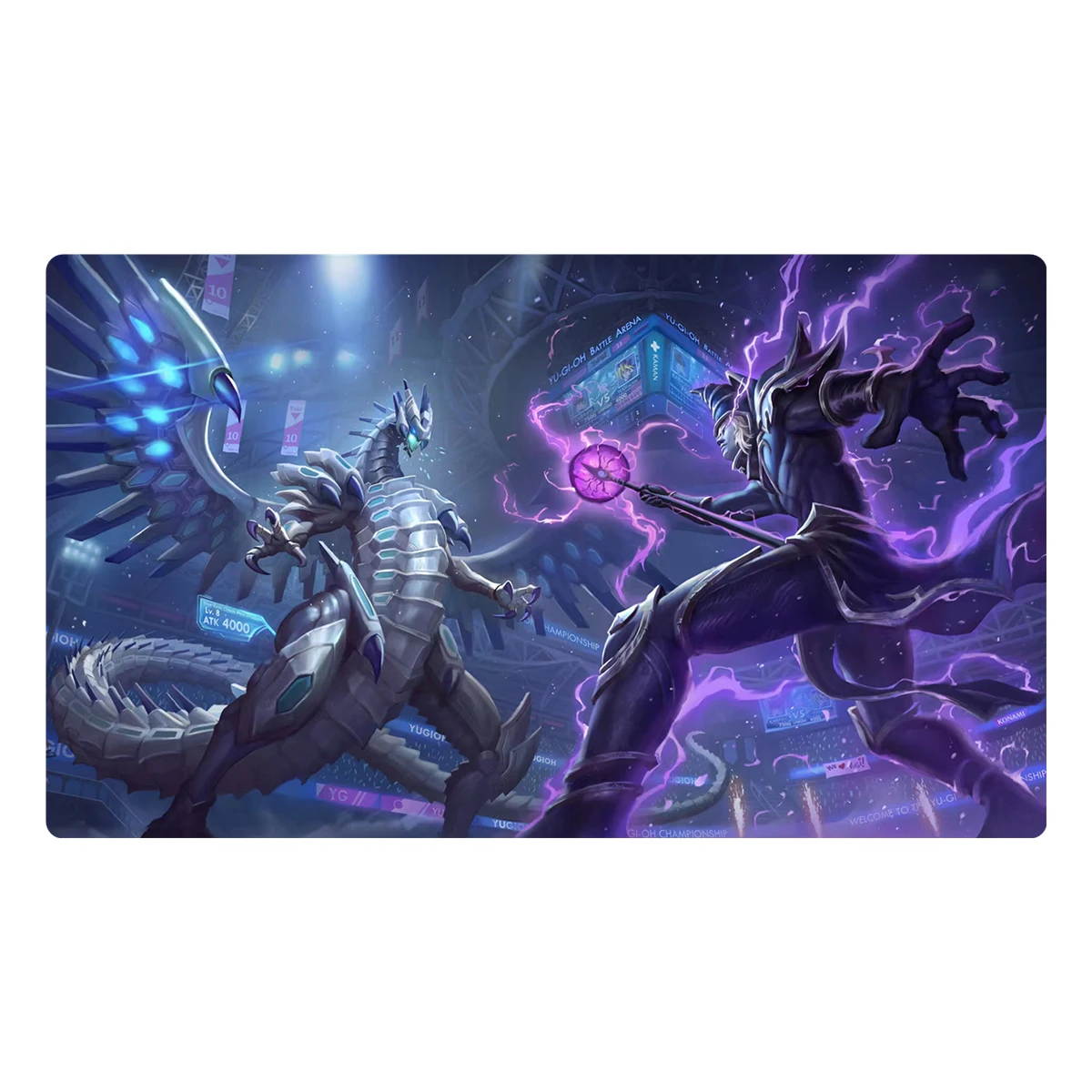 遊戯王ネオギャラクシーアイズフォトンドラゴン TCG マットネオブルー