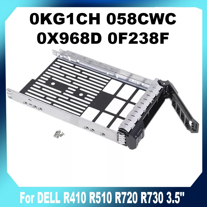 Original para DELL R410 R510 R720 R730 3.5 "SAS SATA Suporte com parafusos 0KG1CH 058CWC 0X968D 0F238F KG1CH 58CWC X968D F238F