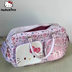 Sanrio Hello Kitty borsa a mano di grande capacità Cinnamoroll nuovo tipo Tote Bag donna Goth Harajuku borsa a tracolla da viaggio per bagagli da donna