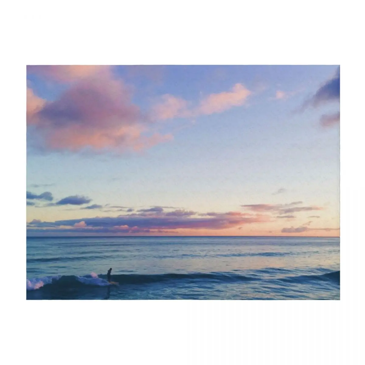 

Surfin in a Pastel Dream - Honolulu, Hawaii Throw Blanket bed plaid Kid'S cosplay anime sofa bed Blankets