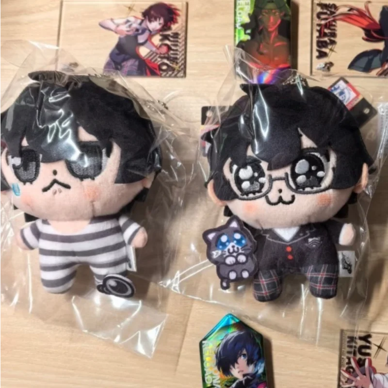 Sega Persona 5 P5R Joker Amamiya Ren Plush Keychain Cartoon Anime Stuffed Doll Hanging Pendant Collectible Gift For Game Fans