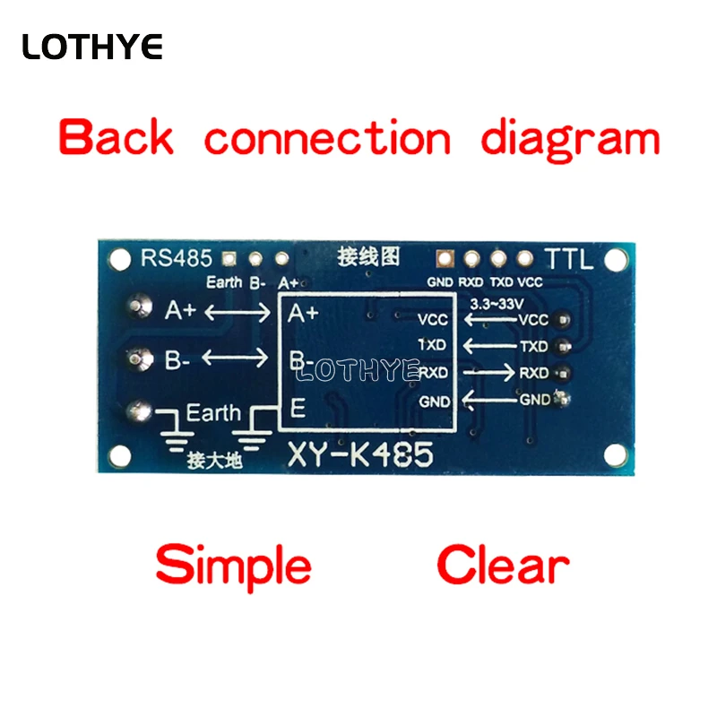 TTL Serial Port to RS485 Converter Board Module Hardware Automatic Control Converter Module For Arduino Microcontroller