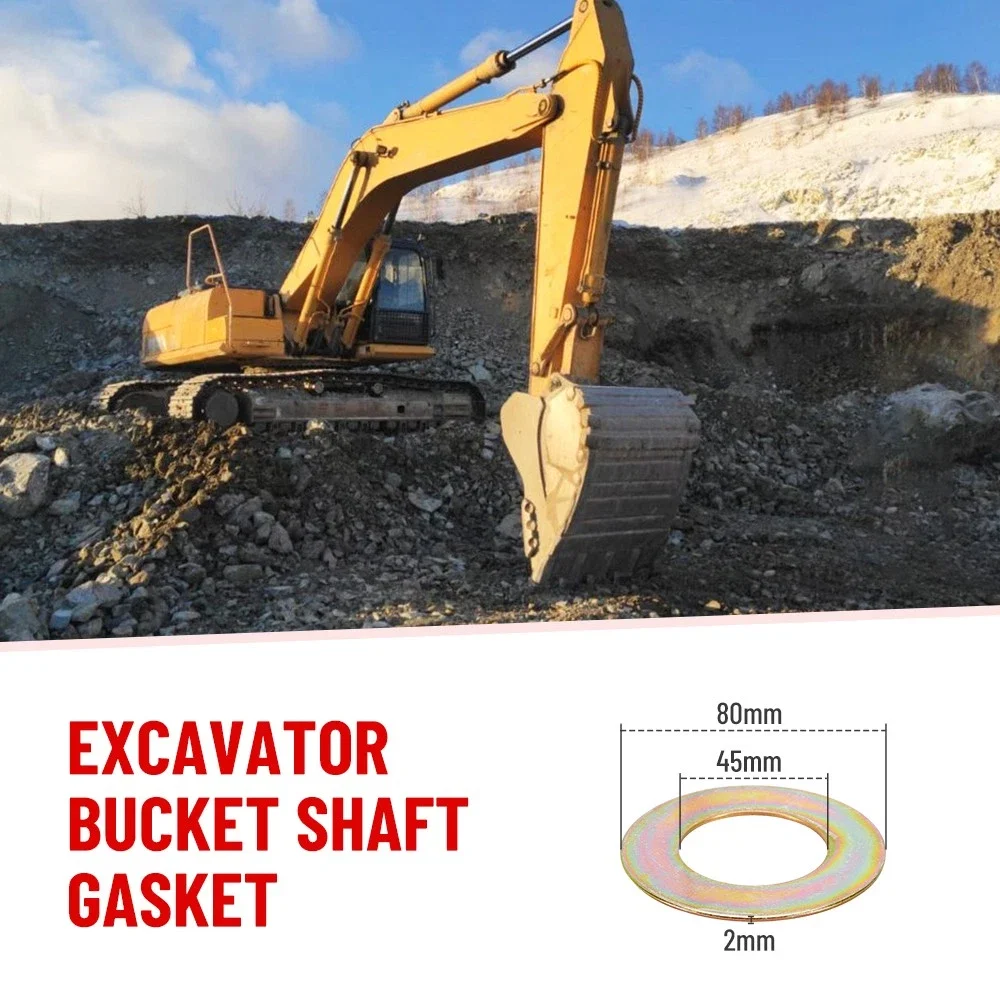 

Новые 6 шт. 45x80x2 мм железные прокладки для пальцев ковша экскаватора и мини-погрузчика, в наличии в США