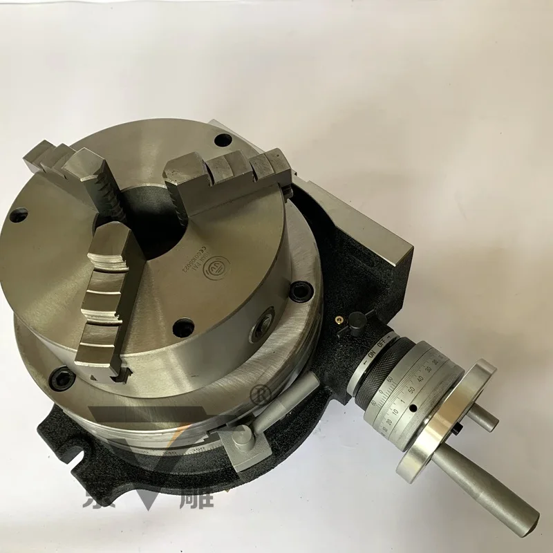 

350 horizontal and vertical indexing disc HV-14 inch milling machine rotary table with chuck flange, simple indexing head