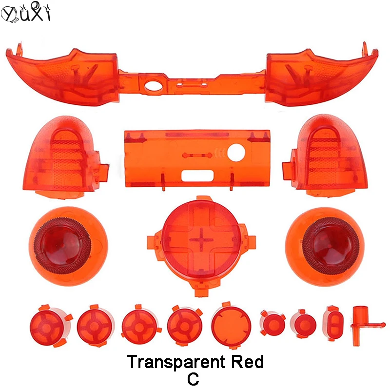 YuXi Xbox 시리즈 X / S 수리 액세서리 게임 RB LB RT LT 트리거 버튼 모드 키트, 전체 버튼 세트 핸들 유지 보수, 1 세트