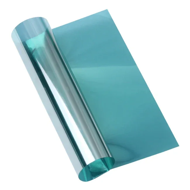 PET HIgh reflection mirror chrome one way vision IR rejection self adhesive building window glass tinted film for architectural