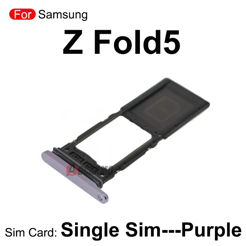 Single + Dual Sim Tray For Samsung Galaxy Z Fold 5 SM- F946 Black