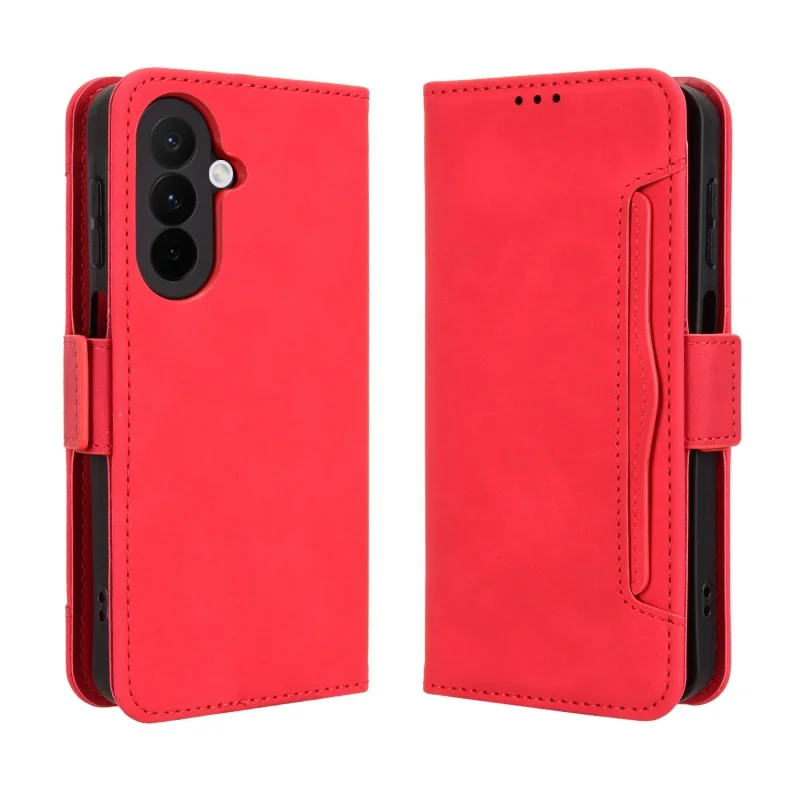 For Samsung Galaxy A27 5G Leather Wallet Flip Type Multi-card Slot Leather Book Stand Design Cover For Galaxy A27 5G Phone Case