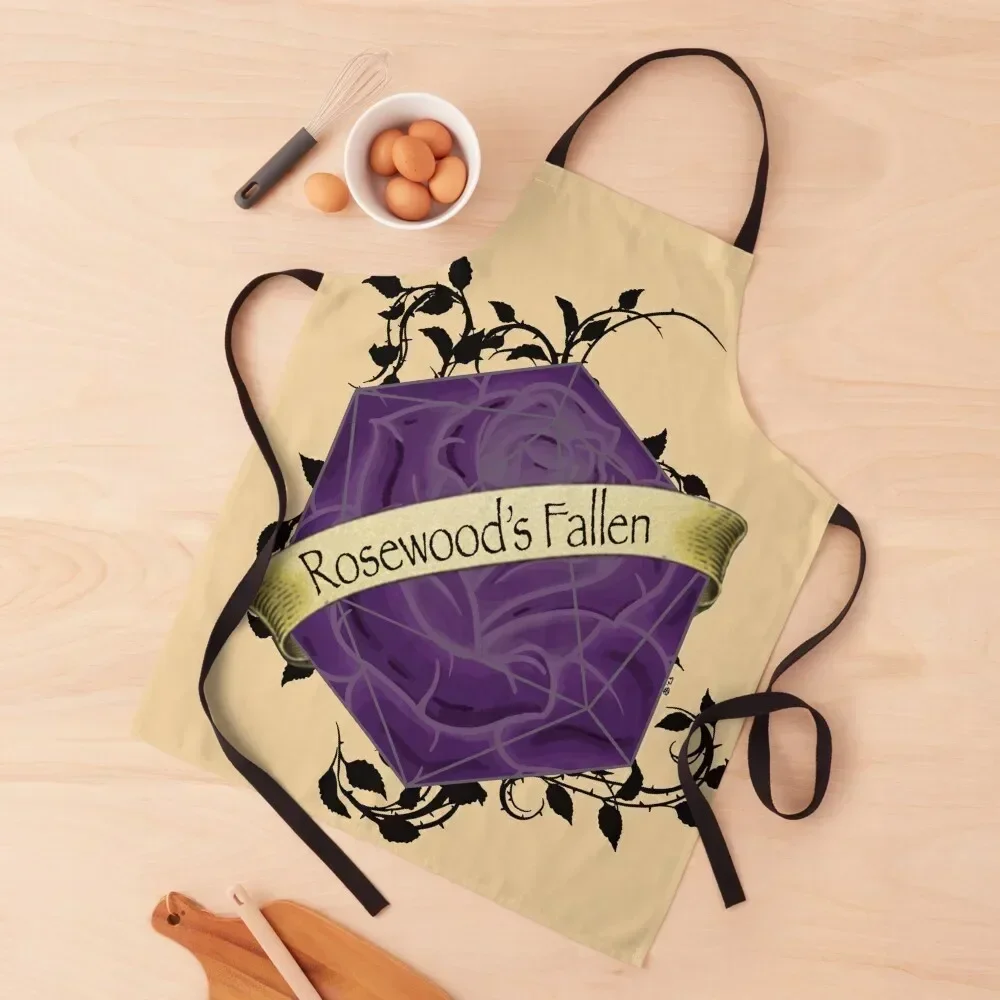 The Rosewood's Fallen Apron custom women's kitchen painters Apron