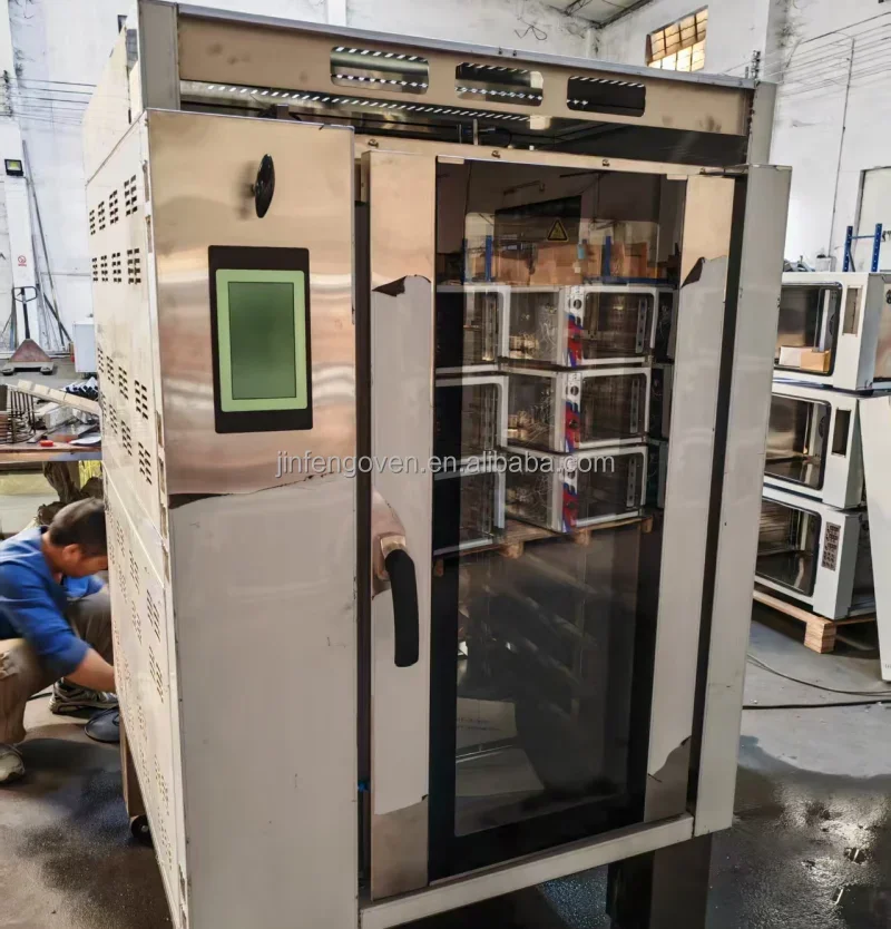 Commercial Electric Baking Rotary Oven with 10 Trays New Industrial Bread Oven for Biscuit Baking 380V Made of Corn