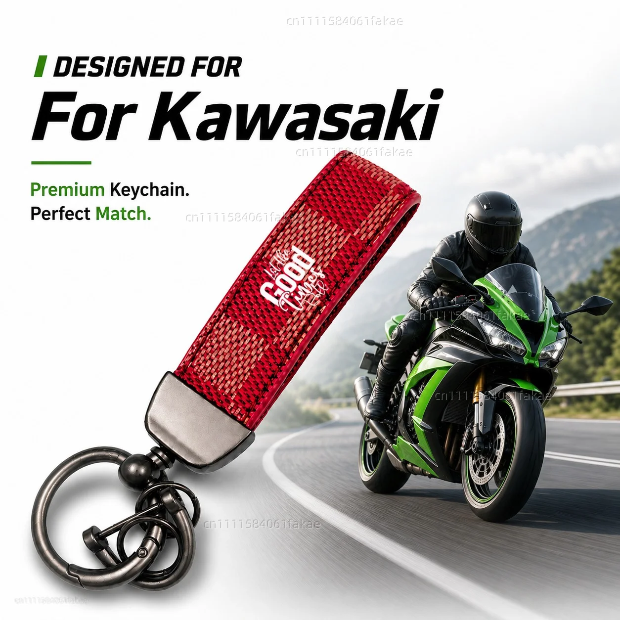 For Kawasaki Ninja H2 H2R Zx6R Zx12R 400 650 1000 Zx9R Motorcycle Keychain Custom Logo Gift for Rider Men Women
