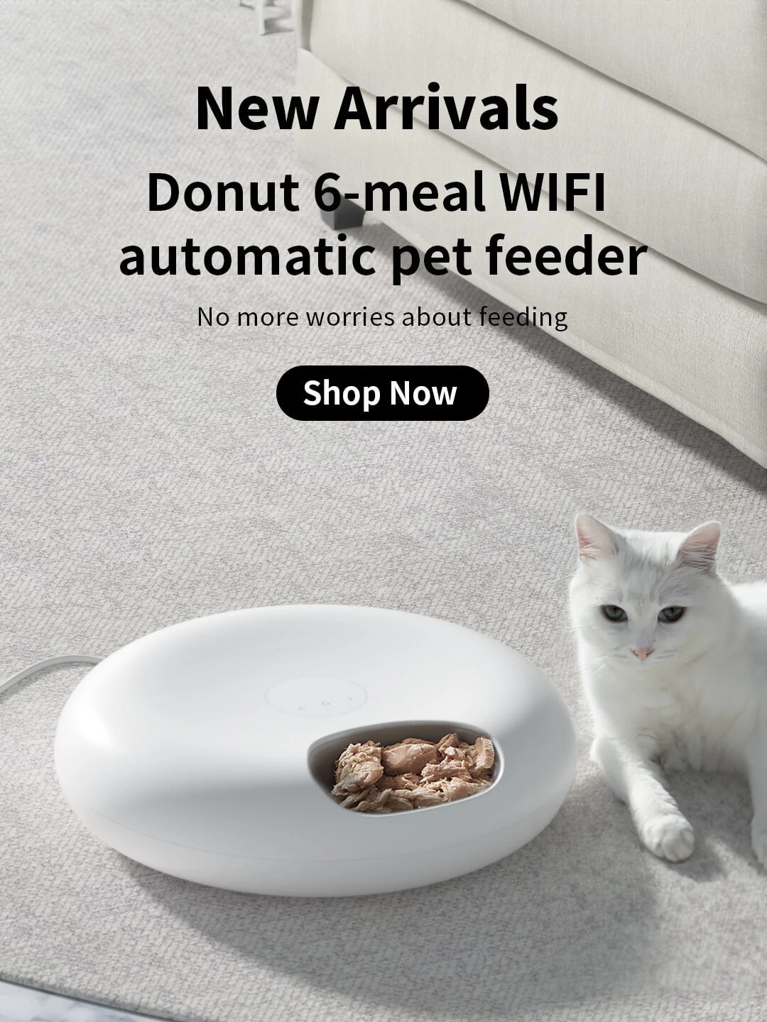 

Camera Pet Feeder Health Monitoring Pet Feeders Intelligent Feeder Pet Food Machine 6 Meals