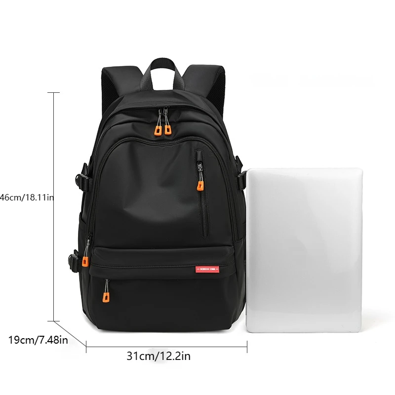 MOZHI Backpack Female Japanese Simple Junior High School Student Backpack Female Large Capacity Male Backpack